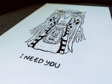 Load image into Gallery viewer, WFCS00106 - &quot;I Need You&quot; Notebook

